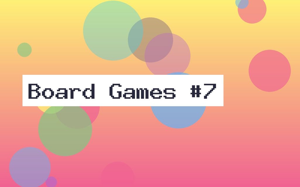 A colourful board games illustration