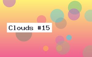 A colourful clouds illustration
