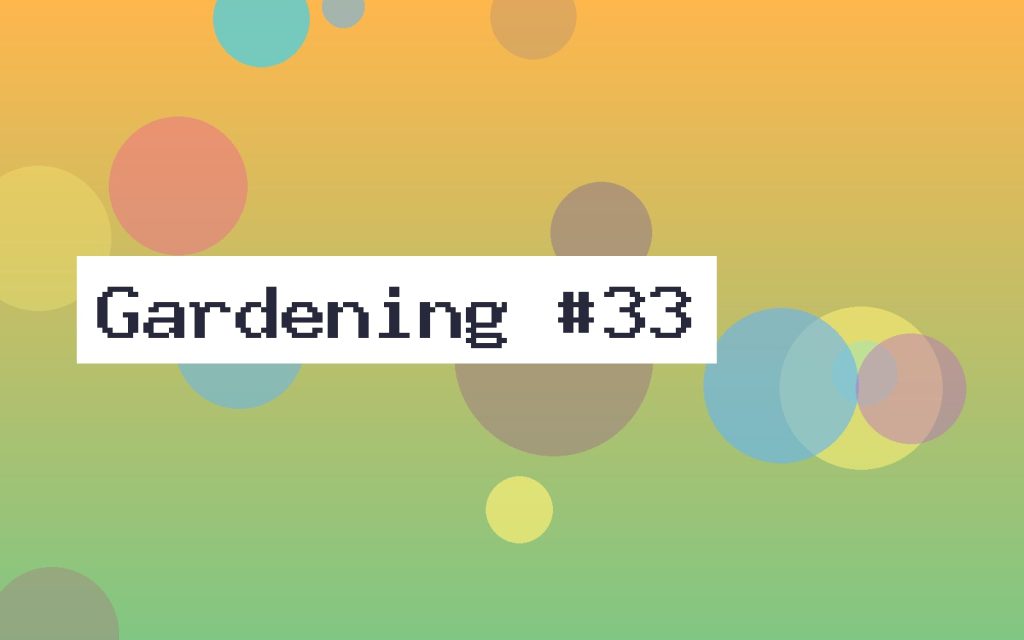 A colourful gardening illustration
