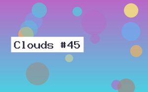 A colourful clouds illustration