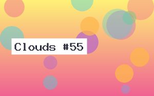 A colourful clouds illustration